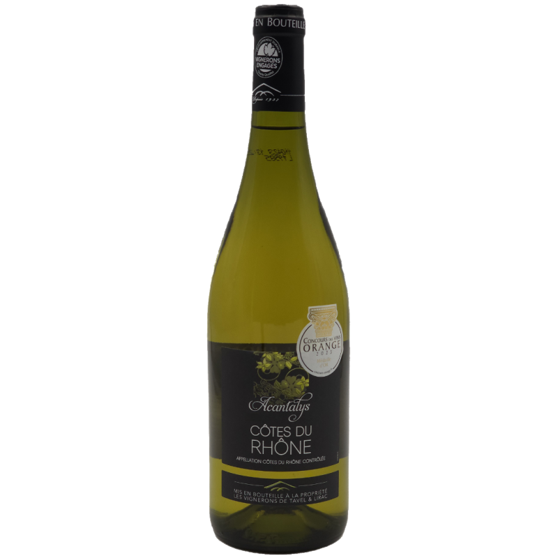 Les Vignerons De Tavel - Cotes Du Rhone Blanc Acantalys | french wine Les Vignerons De Tavel - Cotes Du Rhone Blanc Acantalys | french wine